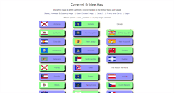 Desktop Screenshot of coveredbridgemap.com